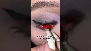 How to put in COSPLAY contact lenses Contact lens tip [upl. by Peterson]