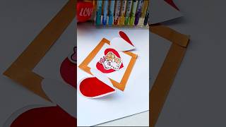 Diy💗cute card🌟 gift 🥰 valentines day special card❤️ cute artandcraft ytshorts [upl. by Humph]