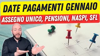 PAGAMENTI INPS GENNAIO 2024 tutte le date [upl. by Ecyt]