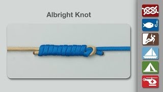 How to Tie an Albright Knot  Fishing Knots [upl. by Ddarb411]