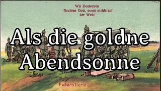 Sing with Michel  Als goldne Abendsonne German Soldier Song English Translation [upl. by Kaliope]