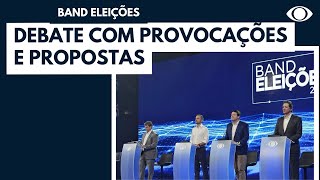 Debate entre candidatos ao governo de São Paulo encontro com provocações e propostas [upl. by Galatia422]