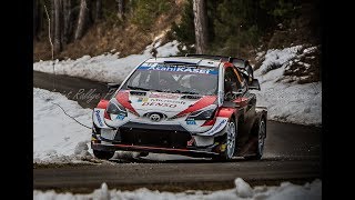 WRC MONTE CARLO 2020  FLAT OUT DAY 2  CHECKPOINTRALLYE [upl. by Aened]