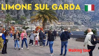 LIMONE SUL GARDA  BRESCIA  ITALY  COMPLETE WALKING TOUR 64 minutes [upl. by Ekaterina657]