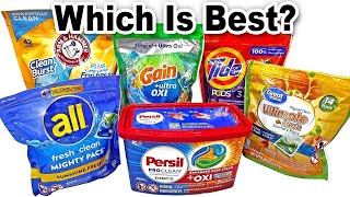 Laundry Detergent Pods  Which Cleans The Best [upl. by Nawek537]