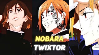 nobara twixtor clips for edit 4k no warps jujutsu kaisen [upl. by Zoilla]