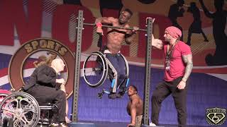 Woody Belfort  2019 Arnold Sports Festival Wheelchair Calisthenics [upl. by Ivers]