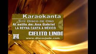 CIELITO LINDO KARAOKE ANA GABRIEL [upl. by Tess]