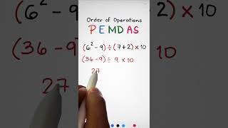 Order of Operations  PEMDAS mathteachergon orderofoperations pemdas [upl. by Asiar]