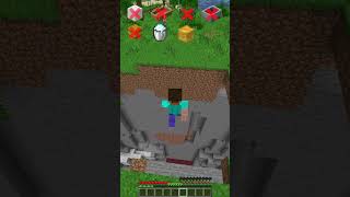 Dimension Fall vs Saving Blocks meme minecraft shorts [upl. by Gapin597]