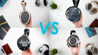 HD800  HE1000 V2  LCD4  UTOPIA  Headphone Comparison [upl. by Annawad930]