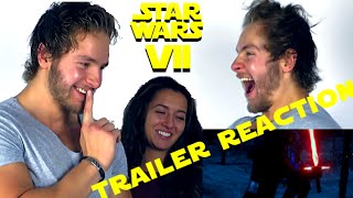 THE FORCE AWAKENS MAIN TRAILER  REACTION SPECIAL [upl. by Veneaux239]