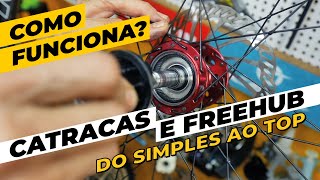 Desmontamos catraca e freehub pra você ver como funcionam por dentro Pedaleria [upl. by Orazio]