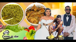 Cuisine 🧑‍🍳 Congolaise  GUECHO ROCAMBOLE AVEC SA FEMME BA LAMBELI BISO PONDU YA NGUBA NA SOSO 😋 [upl. by Aserehtairam]