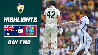 Australia v West Indies 202324  Second Test  Day 2 [upl. by Wulf]