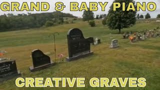 Grand Piano Baby Grand Piano Tombstone [upl. by Nilrem404]