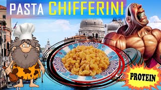 How to make pasta chifferini at home  Cooking chifferini pasta with eggs [upl. by Oira]