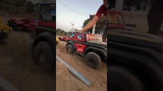 Mahindra Thar ne Tej speed mein jump lagaya 🤣gadi mitti tractor youtubeshorts shorts😆😆 [upl. by Otrebireh252]