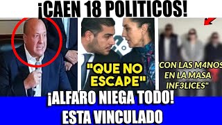 VIERNESAZO CON CLAUDIA NADI SE METE ¡HARFUCH SE LA COBRA AL PELON CAEN 18 POLITICOS POR NARC0S [upl. by Jacintha]