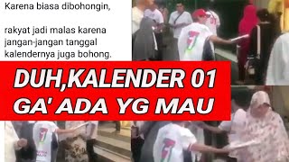 ANEHDIBAGI GRATS PUN TAK L4KUKALENDER JOKOWI MARUF AMINPILPRES 2019PRABOWO SANDIAGA [upl. by Mansoor]