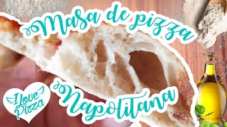 Como hacer MASA para PIZZA NAPOLITANA 🍕  60 hidratación [upl. by Hendrick138]