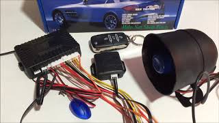 Car Alarm System with Key Blank keyless entry flip key Honda Mitsubishi [upl. by Gagnon338]