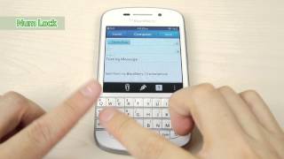 Special feature of Blackberry Q10 Keyboard [upl. by Nilra]