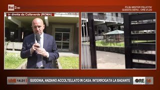 Guidonia anziano accoltellato in casa interrogata la badante  Ore 14 del 07042022 [upl. by Eniawtna]