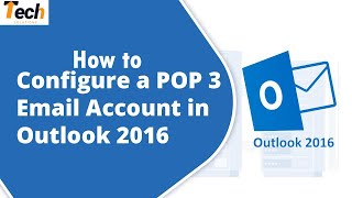 How to configure POP3 email in outlook2016 [upl. by Yentterb630]