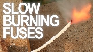 How To Make Slow Burning Fuses [upl. by Spain]