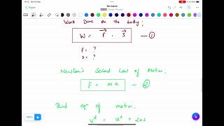 ENERGY FORMULAES AND DERIVATION OF KINETIC AND POTENTIAL ENERGY [upl. by Atirehgram]