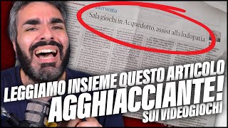 È SUCCESSO DI NUOVO UN GIORNALE ITALIANO CONTRO I VIDEOGIOCHI  Un nuovo quotSenatore Canginiquot [upl. by Agamemnon404]