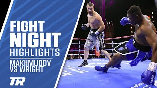 Arslanbek Makhmudov Knockouts out Wright in 70 Seconds  FIGHT HIGHLIGHTS [upl. by Joachima650]