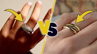 Cartier Trinity Rings Small vs Classic  Which One Is Right for You [upl. by Akeemat]