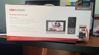 Installing the Hikvision video Intercom System Home [upl. by Nnahoj]