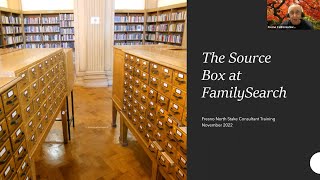 The Source Box at FamilySearch [upl. by Gilly]