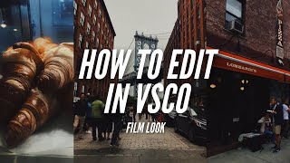 How I ShootEdit in VSCO Film Look [upl. by Evyn422]