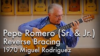 Pepe Romero plays and discusses rare 1970 Miguel Rodriguez [upl. by Daza]