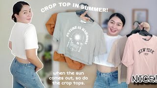 SHOPEE HAUL  AFFORDABLE CROP TOP [upl. by Eitsrik422]