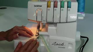 Brother 1034D Serger 9 Stitch Length [upl. by Fuhrman]