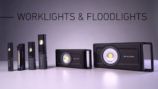 Ledlenser Worklights amp Floodlights  english [upl. by Nananne119]