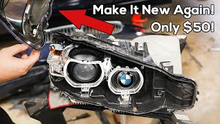 The Ultimate BMW Headlight Lens Replacement Guide [upl. by Nerual]