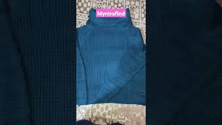 Myntra sweater review shortvideo review myntra [upl. by Uolymme81]