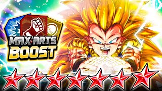 Dragon Ball Legends MAX ARTS BOOSTED LF SSJ3 GOTENKS FITS PERFECTLY ON FUSION WARRIORS [upl. by Nnoryt]