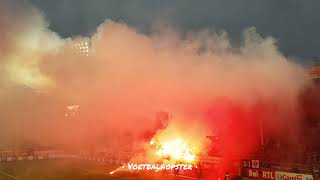 Pyro Standaard Luik • Royal Charleroi Sporting Club  Standard de Liège 20 01032020 [upl. by Elahcar908]