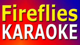 FIREFLIES  Fireflies Karaoke  Fireflies Song  Lyrics Owl City [upl. by Nylle504]