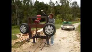 Homemade Band Sawmill 2 [upl. by Nwadal]