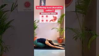 Yoga for Ulcers colitis constipation and gas pain relief yoga asanas viralshort viralvideo [upl. by Eelrahs800]