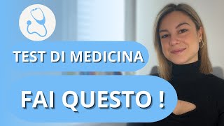 COME PREPARARSI AL TEST DI MEDICINA 4 step per studiare bene [upl. by Hanny]