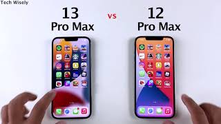 iPhone 13 Pro Max vs 12 Pro Max  SPEED TEST [upl. by Seyler]